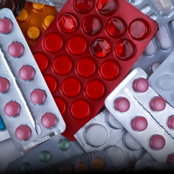 A collection of medicines